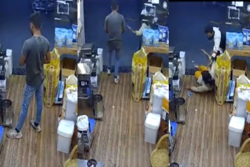 துப்பாக்கி முனையில் பெண்ணிடம் செயின் பறித்த முகமூடி நபர்கள் - அதிர்ச்சி வீடியோ!