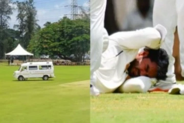 தலையில் பட்ட பந்து... வலியால் விழுந்து துடித்த வெங்கடேஷ் அய்யர் - என்ன ஆச்சு?