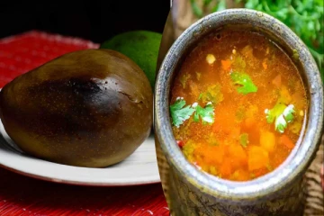 வீட்டில் மாங்காய் இருக்கா? அப்போ சுட்ட மாங்காய் கார ரசம் இப்படி செய்ங்க