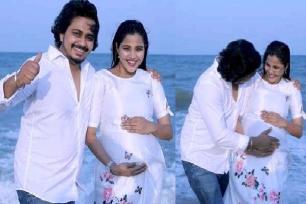 கர்ப்பமாக இருக்கும் சீரியல் நடிகை வைஷாலி... என்ன பண்ணிருக்காங்கன்னு பாருங்க | Serial Actress Vaishali Resent Photoshoot Viral