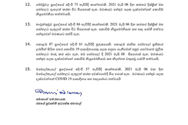 කොවිඩ් මරණ අදත් විශාල ප්‍රමාණයක්  වාර්තා වේ | Covid Ovid Pations Daily