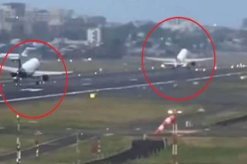 ஒரே ஓடு பாதையில் இரண்டு விமானங்கள்... பரபரப்பை ஏற்படுத்திய சம்பவம்!