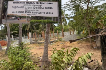பிரதேச சபையின் அனுமதியின்றி யாழில் அடாத்தாக அமைக்கப்படும் பௌத்த மத்திய நிலையம்