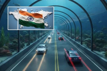 ரூ.18,662 கோடி திட்டம்: இந்தியாவின் முதல் நீருக்கடியில் சாலை-ரயில் சுரங்கப்பாதை