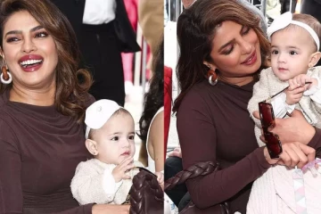 குழந்தையுடன் சாமி தரிசனம் செய்த ப்ரியங்கா சோப்ரா - வைரலாகும் புகைப்படம்