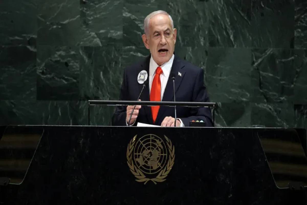 ஐ.நாவில் இஸ்ரேல் பிரதமருக்கு ஏற்பட்ட அவமானம் | Dozens Of Delegates Walk Out As Netanyahu Takes Un