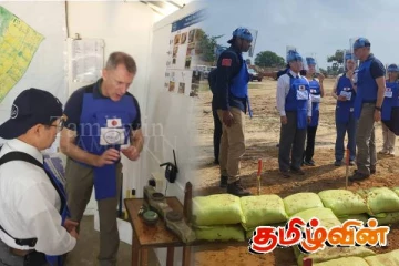 இலங்கைக்கான ஜப்பானிய தூதுவர் கிளிநொச்சிக்கு விஜயம்