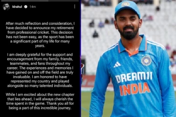 கே.எல் ராகுல் ஓய்வு அறிப்பை வெளியிட்டாரா? வெளியான இணையதள பதிவு