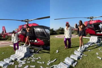 இப்படியும் ஒரு காதலரா? காதலிக்காக பணக் கட்டுகளை வைத்து படிக்கட்டு கம்பளம் - வைரல் வீடியோ