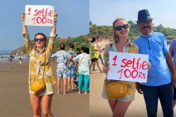 இந்தியாவில் செல்ஃபி ஒன்றுக்கு ரூ.100 வசூலித்த ரஷ்ய சுற்றுலா பயணி! இணையத்தில் எழுந்துள்ள விமர்சனம்