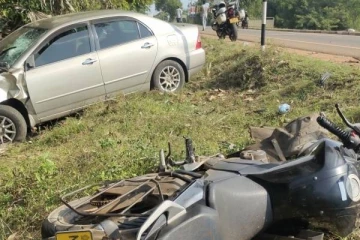 A - 9 வீதியில் இன்றுகாலை கோர விபத்து!(Photos)