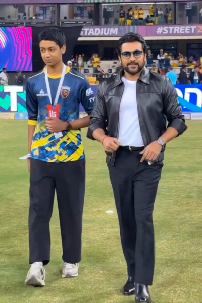 நடிகர் சூர்யாவின் மகனா இது! எப்படி வளர்ந்துவிட்டார் பாருங்க... | Actor Suriya Son Dev Latest Photo