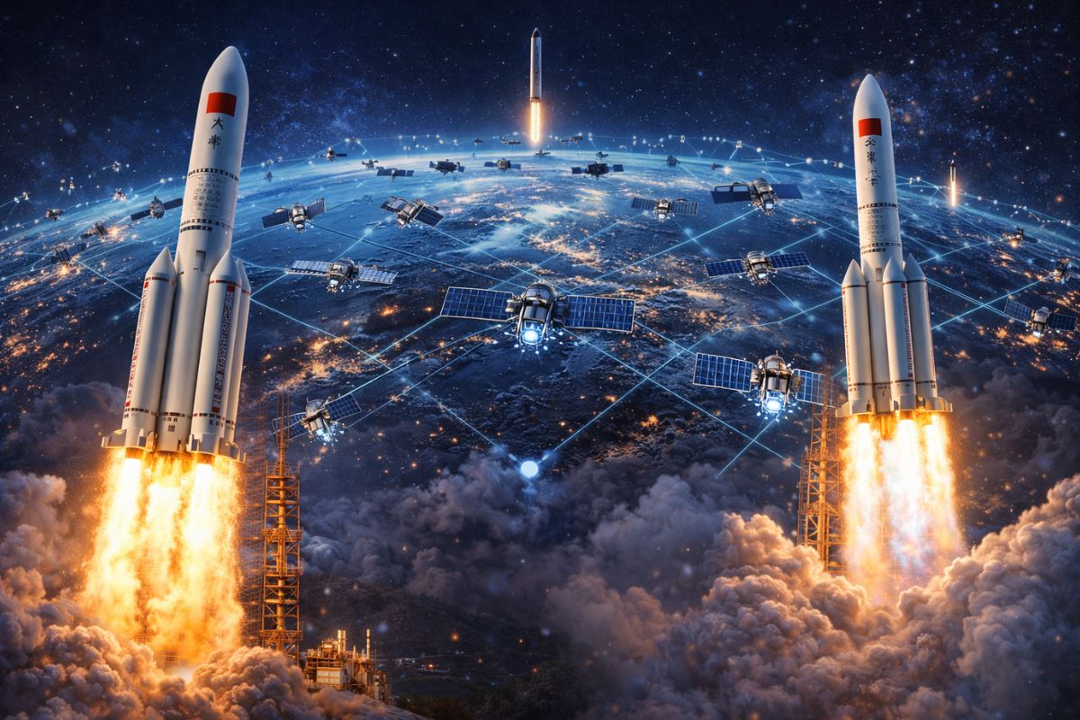 ஒரே ஏவுதலில் 23 செயற்கைக்கோள்கள்; சீனாவின் புதிய சாதனை | 23 Satellites In A Single Launch China New Record