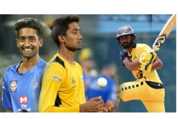 என்னை வெறும் பவுலர்ன்னு நெனச்சீங்களா...? பேட்டிங்க பாருங்க.. கர்நாடகாவை கதறவிட்ட சாய் கிஷோர்