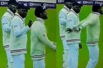 டெஸ்ட் சாம்பியன்ஷிப் போட்டியில் மைதானத்தில் கோஹ்லியை சைகையால் திட்டிய ரோகித் சர்மா! வைரலாகும் வீடியோ