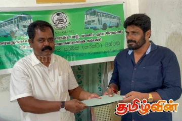 யாழில் அமைக்கப்பட்ட பேருந்து நிலையம் தொடர்பாக சிறீதரனிடம் மனு கையளிப்பு