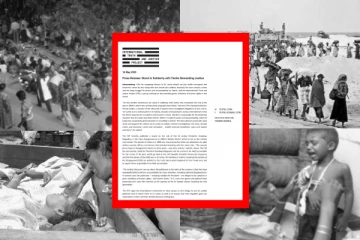 நீதி வேண்டி நிற்கும் தமிழர்களுக்கு உறுதுணையாக நிற்கிறோம்! வெளியிடப்பட்ட அறிக்கை