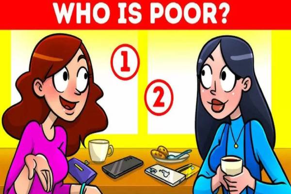 IQ Test: ஏழை பெண்ணிற்கு கிடைத்த வாய்ப்பு.. இருவரில் யார் பணக்காரர் பெண்? | Brain Teaser Iq Test Spot Who Is Poor