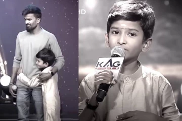 சரிகமப லிட்டில் சாம்ஸ் 4!! மீண்டும் மீண்டும் நெகிழ வைக்கும் திவினேஷ்..