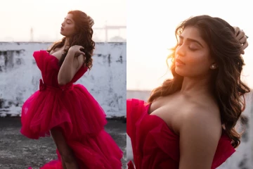 நடிகை கௌரி கிஷன் ரெட் ஹாட் போட்டோஷூட்