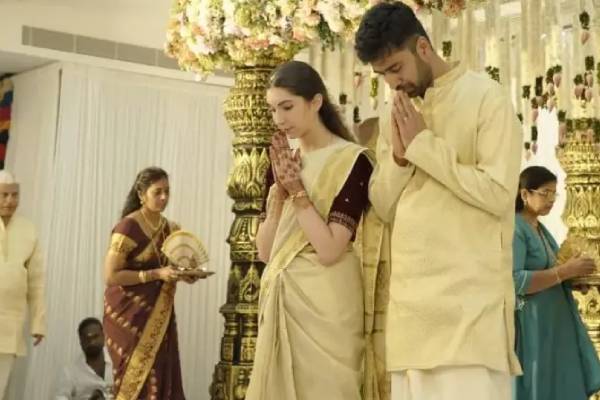 kovai groom marries usa girl kerala traditional
