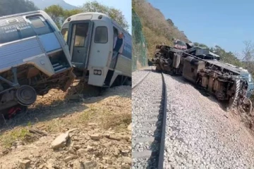 இரயில் தடம் புரண்டு விபத்து - 13 பேர் உயிரிழப்பு; 98 பேர் காயம்