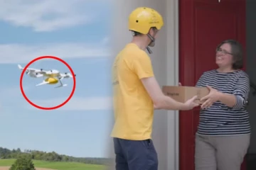 ட்ரோன் மூலம் வீடுகளுக்கே நேரடியாக மளிகைப்பொருட்கள்: ஜேர்மனியில் முதன்முறை