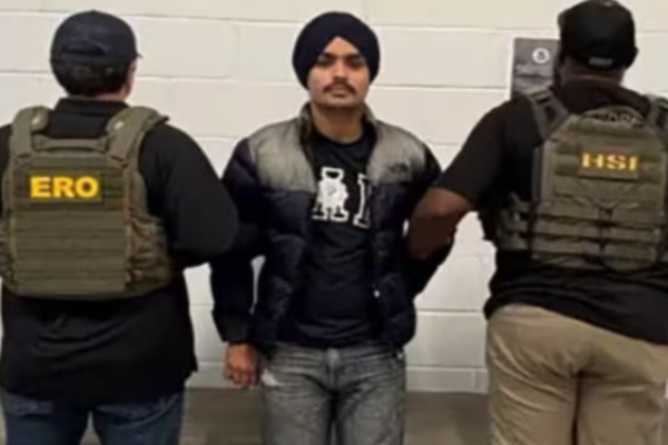 US multi vehicle crash Indian national arrest