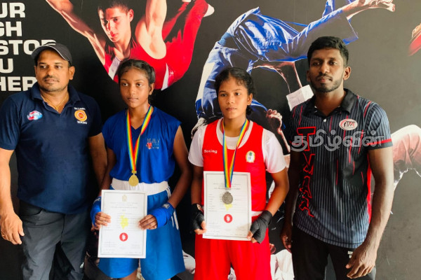 தேசிய குத்துச்சண்டைப் போட்டியில் முல்லைத்தீவு மாணவிகள் சாதனை | Mullaitivu Students National Boxing Championship