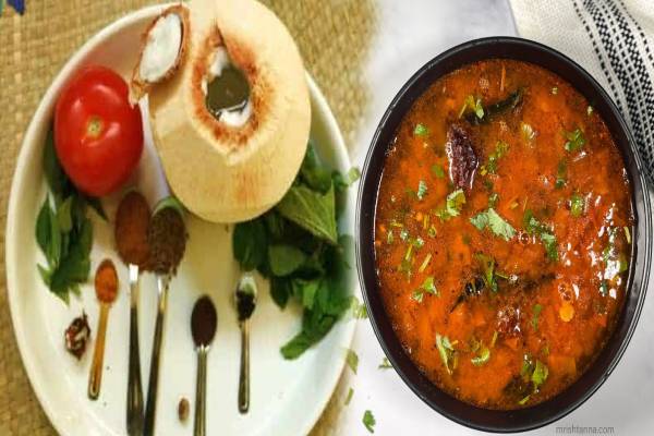 இளநீரில் ரசம் வைக்கலாமா? இப்படி ஒரு முறை செய்து பாருங்க | Tender Coconut Rasam Recipe In Tamail