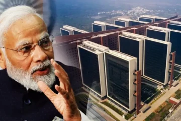 உலகின் மிகப்பெரிய வர்த்தக கட்டடம் பிரதமர் மோடியால் திறந்து வைப்பு