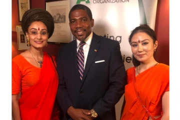 அங்கயுமா..? ஐ.நா. சபை கூட்டத்தில் கைலாசாவின் பெண் பிரதிநிதி!