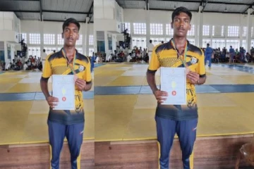 தேசிய யூடோ போட்டியில் முல்லைத்தீவு மண்ணிற்கு பெருமை சேர்த்த மாணவன்