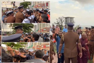 கொழும்பில் நினைவேந்தலில் ஈடுபட்டவர்களை தாக்க முயன்ற தரப்பினரால் பரபரப்பு