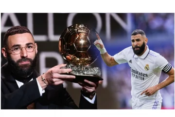 Wow...கால்பந்து போட்டியில் உயரிய விருதை வென்றார் பிரான்ஸ் வீரர் கரிம் பென்சிமா..! - குவியும் வாழ்த்துக்கள்