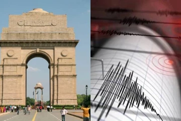 டெல்லியில் பலத்த நிலநடுக்கத்தால் குலுங்கிய கட்டிடங்கள் - பீதியில் மக்கள்