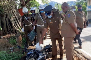 இலங்கைக்கு சுற்றுலா வந்த இங்கிலாந்து பெண் விபத்தில் படுகாயம்
