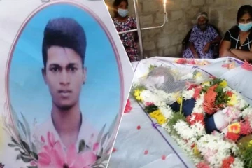 பொலிஸாரின் தடுப்பு காவலில் உயிரிழந்த  இளைஞன்  விதுஷனின் உடலம் கொழும்புக்கு மாற்றம்