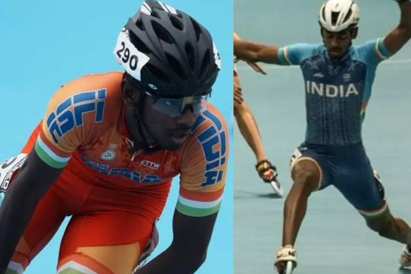 Anandkumar wins gold in speed skating for india