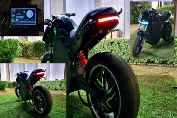 இலங்கையில் முதல் முறையாக மின்சாரத்தில் இயங்கும் மோட்டார் சைக்கிள் !