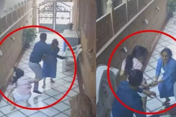 துப்பாக்கியுடன் திருட வந்த திருடர்கள்; கையால் அடித்தே ஓட விட்ட சிங்க பெண்கள் - viral video!