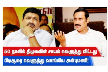 50 நாளில் திமுகவின் சாயம் வெளுத்து விட்டது... பிடிஆரை வெளுத்து வாங்கிய அன்புமணி!