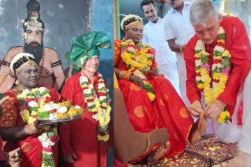 69 வயது பிரான்ஸ் நபருக்கு தமிழ்நாட்டில் திருமணம்! ஆப்பிரிக்க பெண்ணை கரம்பிடித்தார்