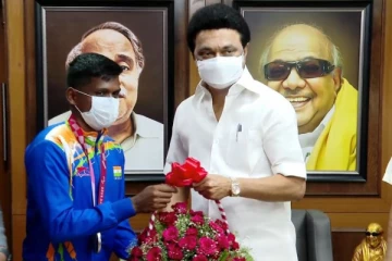 நேரில் முதல்வரை சந்தித்து வாழ்த்து பெற்ற  மாரியப்பன் : முதல்வரிடம் வைத்த கோரிக்கை என்ன?