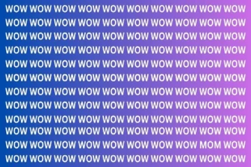 Optical illusion: இந்த படத்தில் 'WOW' என்ற சொற்களில் 'MOM' எங்கே உள்ளது?