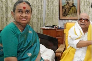 மு.கருணாநிதியின் மனைவி தயாளுஅம்மாள் மருத்துவமனையில் அனுமதி