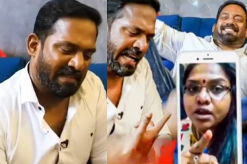 குடித்துவிட்டு போலிசிடம் மாட்டிய ரோபோ சங்கர்!! கடுப்பாகி பேசிய மனைவி.. பிராங்க் கால்..