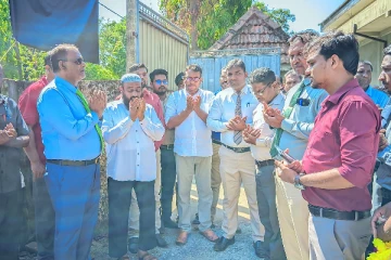 சம்மாந்துறை முஸ்லிம் மத்திய கல்லூரியின் வரவேற்பு கோபுர அடிக்கல் நாட்டும் நிகழ்வு