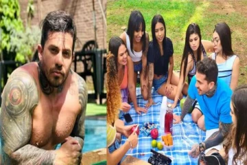 6 மனைவிகளுடன் ஒரே வீட்டில் வாழும் அதிசய கணவர்! வைரலாகும் புகைப்படங்கள்