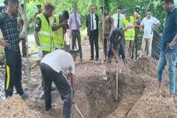 ரகசியமாக அடக்கம் செய்யப்பட்ட உடலம்; தோண்டி எடுத்த பொலிஸார்